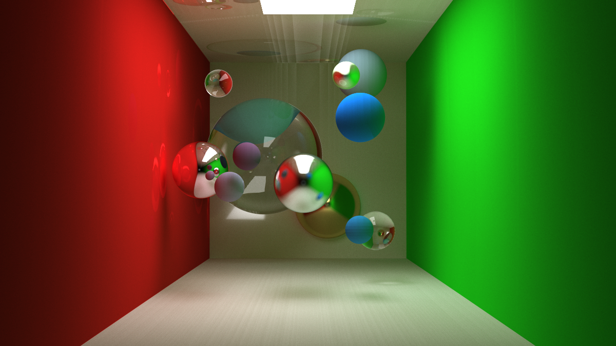 A demo image rendered in the engine